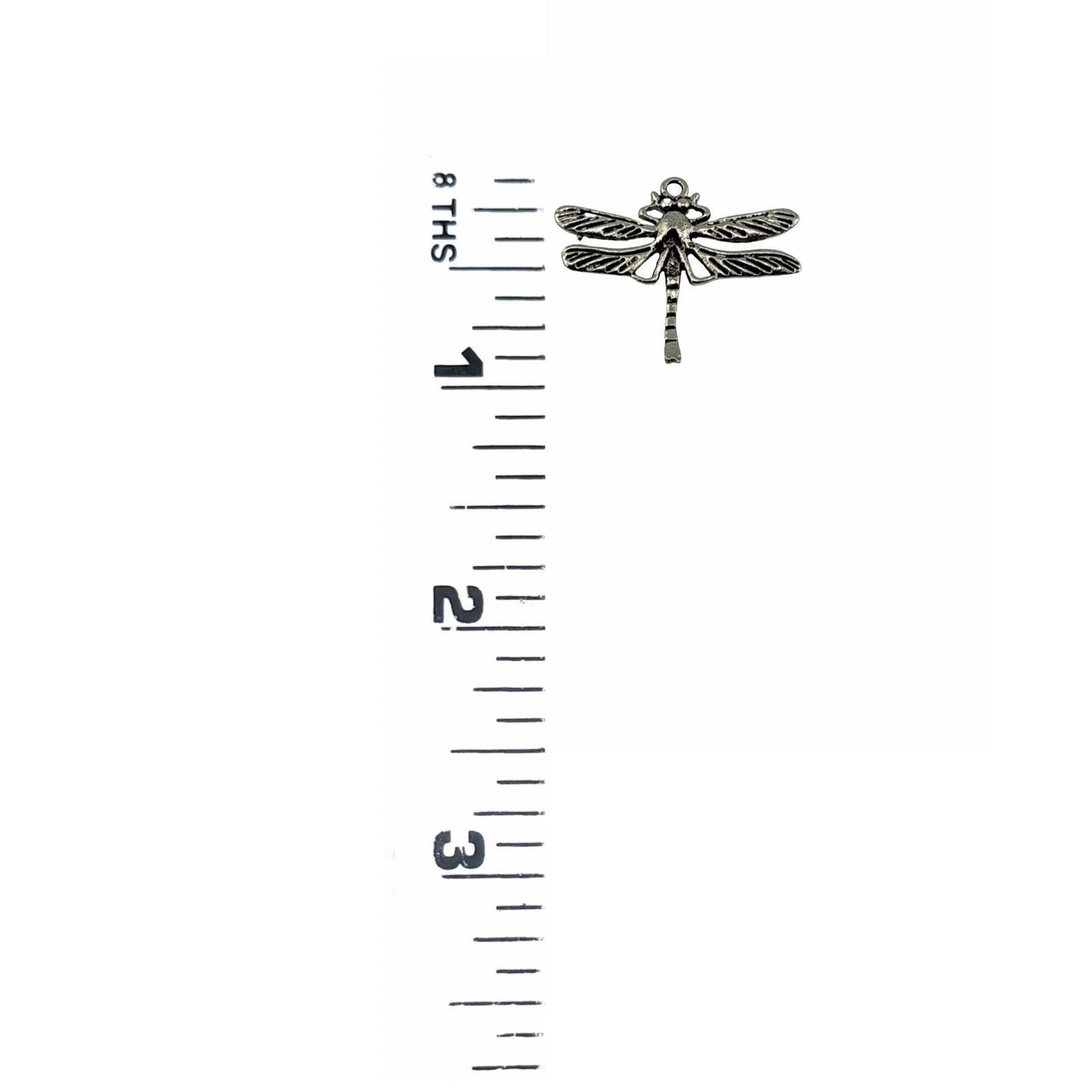 Dragonfly Charms (Set of 2), Antiqued Pewter Plated - PT688