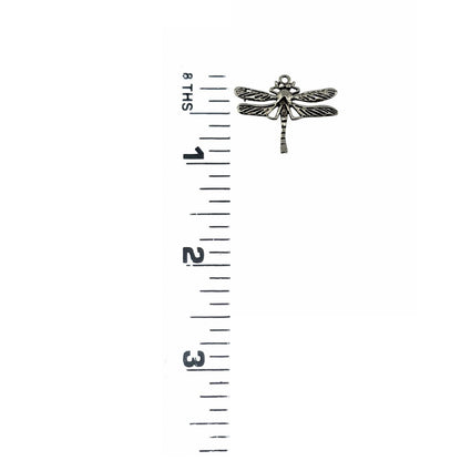 Dragonfly Charms (Set of 2), Antiqued Pewter Plated - PT688