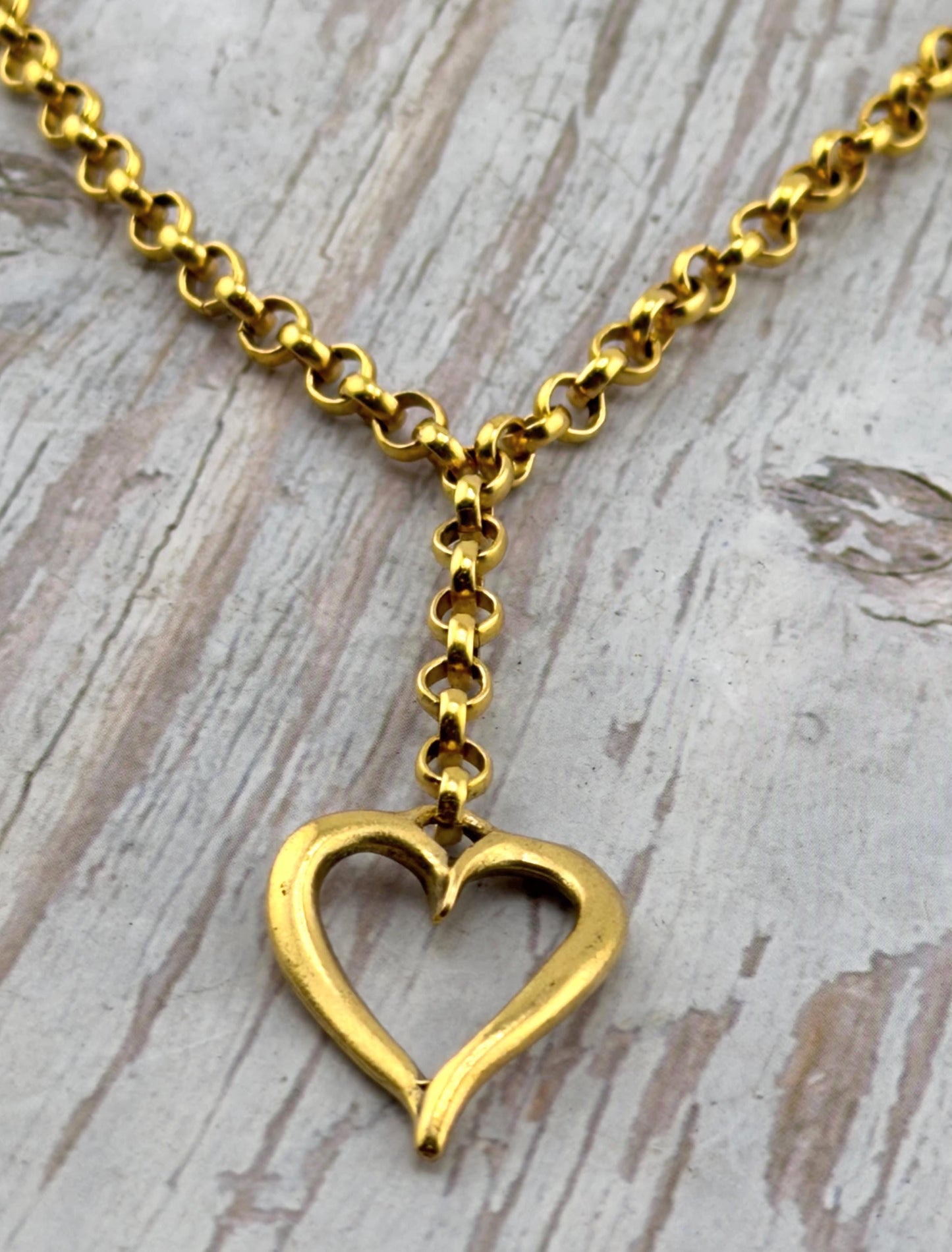 4.5mm Rolo Chain, Antiqued 18k Gold Plated - G140-CH