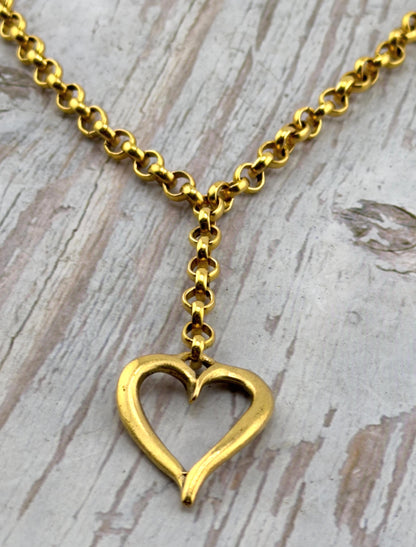 4.5mm Rolo Chain, Antiqued 18k Gold Plated - G140-CH
