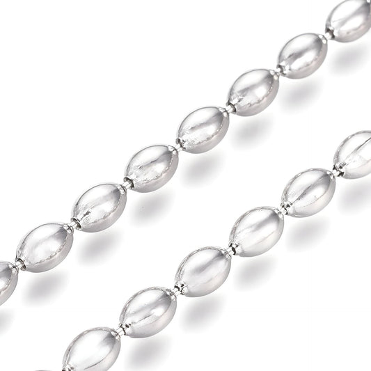 Rice Chain, Stainless Steel
