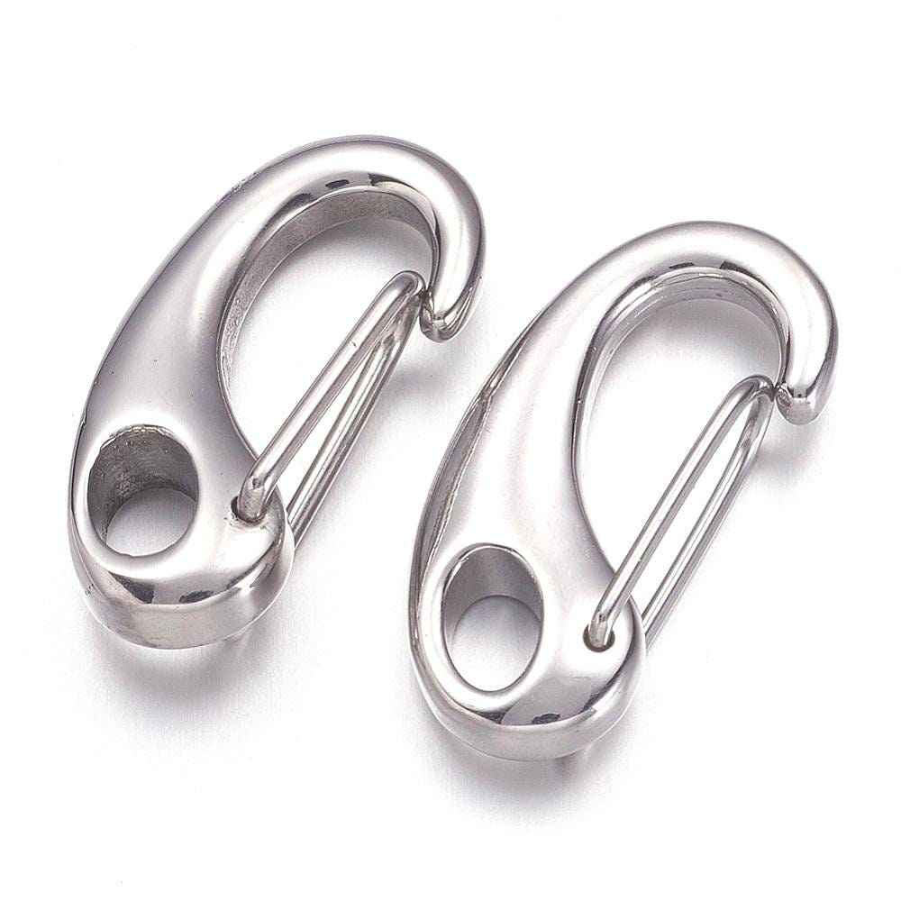 26mm Clip Lobster Clasp, Stainless Steel - SS069