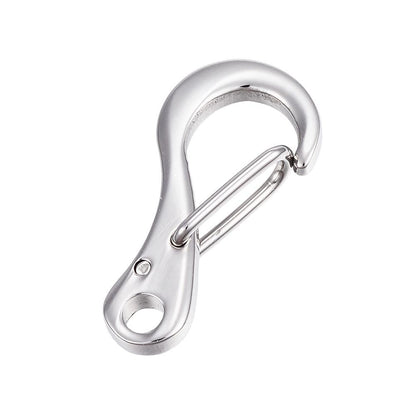 Small Clip Lobster Clasp, Stainless Steel - SS079