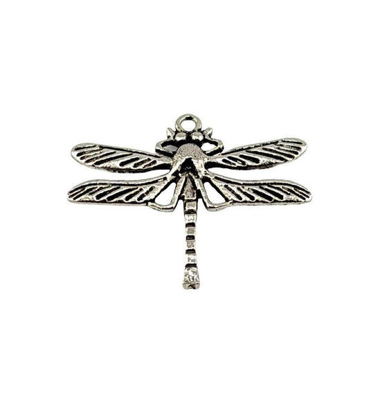 Dragonfly Charms (Set of 2), Antiqued Pewter Plated - PT688