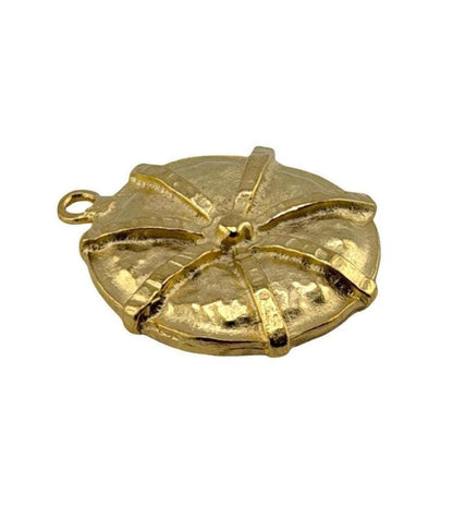 Hammered Radiant Charm, Satin 18k Gold Plated - ST250
