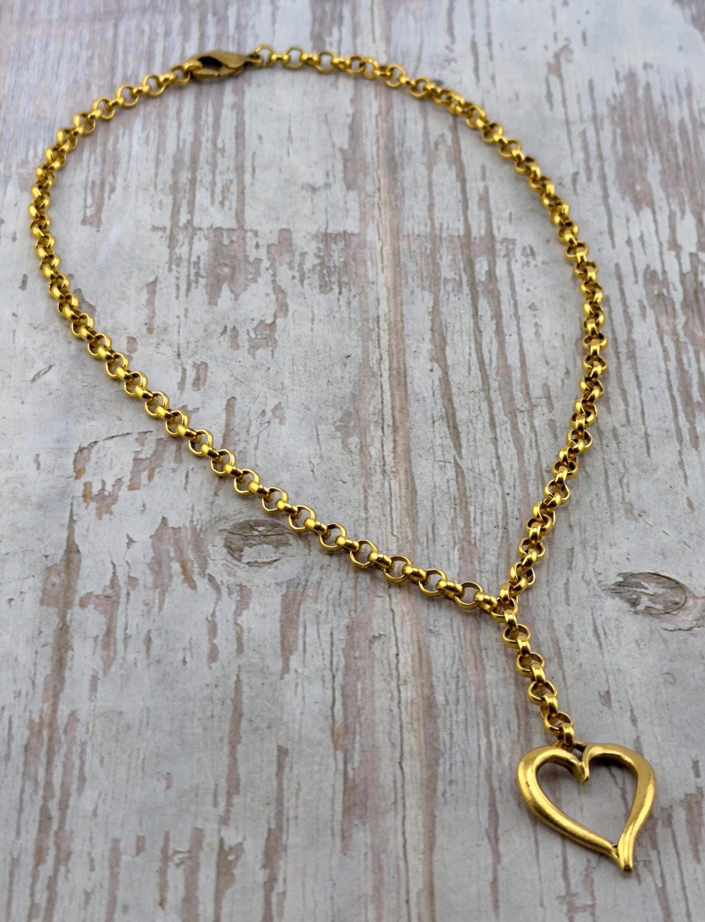4.5mm Rolo Chain, Antiqued 18k Gold Plated - G140-CH