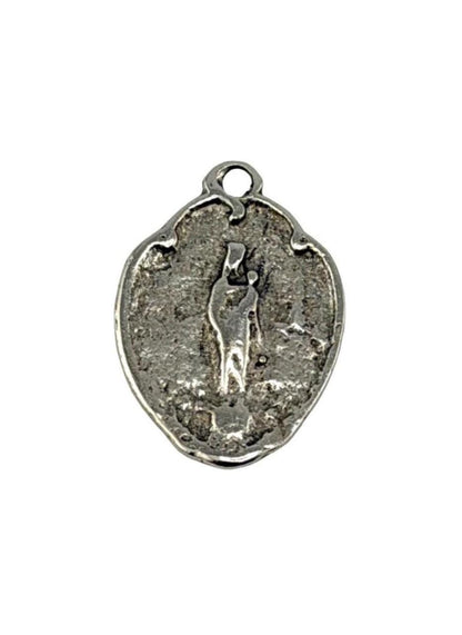 Médaille de la Vierge Marie, finition vieillie, étain – PT433