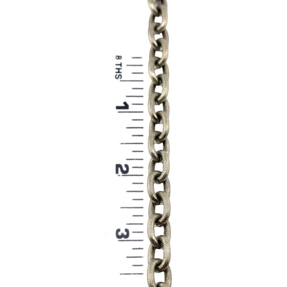 Thick Large Oval Cable Chain, Antiqued Pewter Plated - P012-CH
