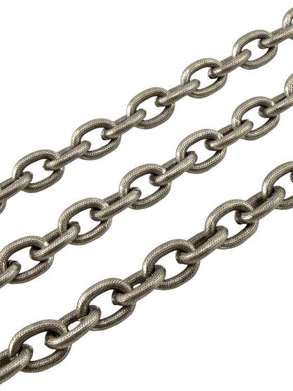 Thick Large Oval Cable Chain, Antiqued Pewter Plated - P012-CH