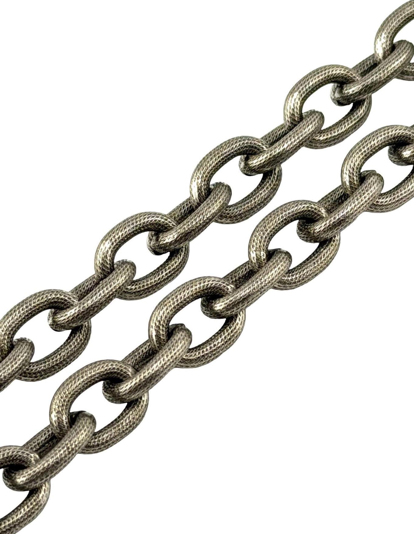 Thick Large Oval Cable Chain, Antiqued Pewter Plated - P012-CH