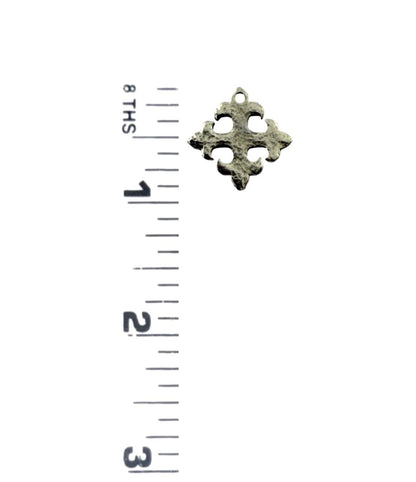 Fleury Cross Charm, Antiqued Pewter - PT388
