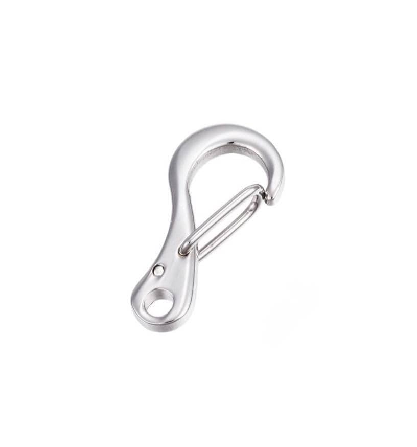 Small Clip Lobster Clasp, Stainless Steel - SS079