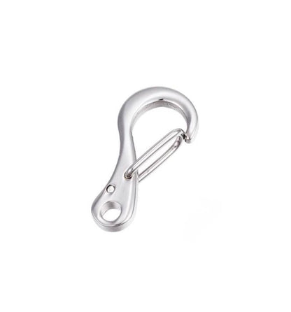 Small Clip Lobster Clasp, Stainless Steel - SS079