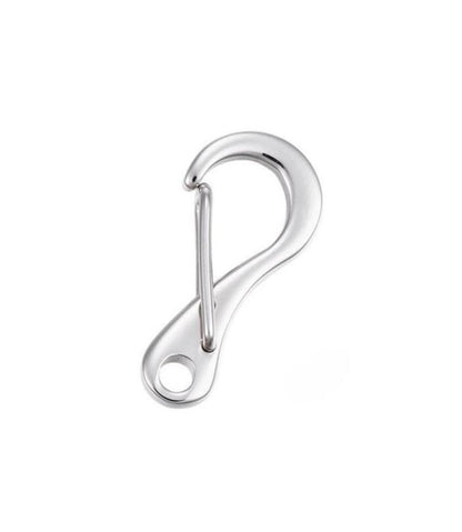 Small Clip Lobster Clasp, Stainless Steel - SS079