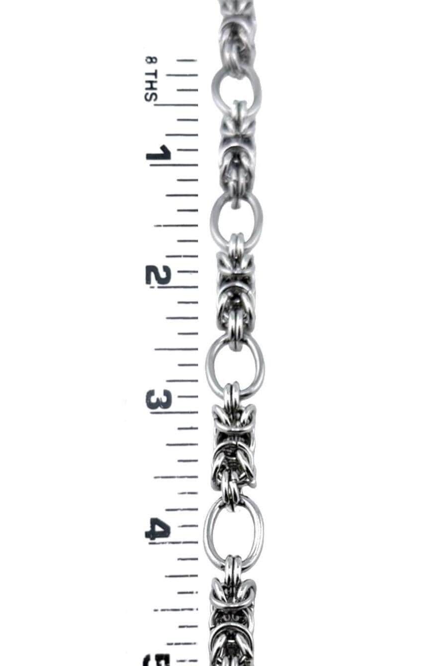 Large Chunky Byzantine Chain, Stainless Steel
