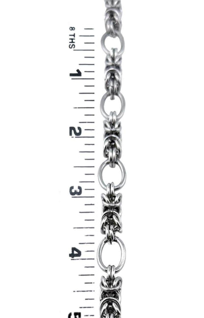 Large Chunky Byzantine Chain, Stainless Steel