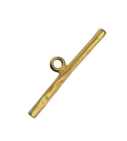 Large Single Toggle Bar, Satin Gold Plated - ST732