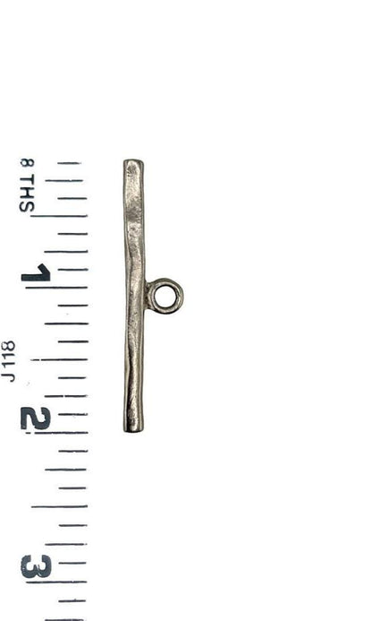 Large Single Toggle Bar, Antiqued Pewter - PT733