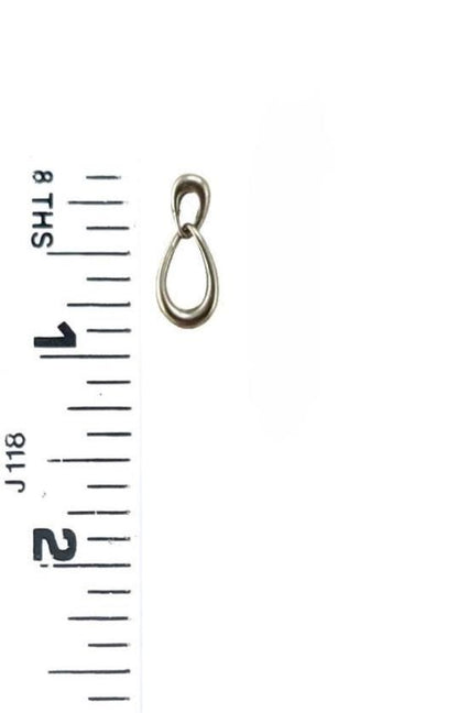 Modern Teardrop Earrings, Antiqued Pewter - PT724