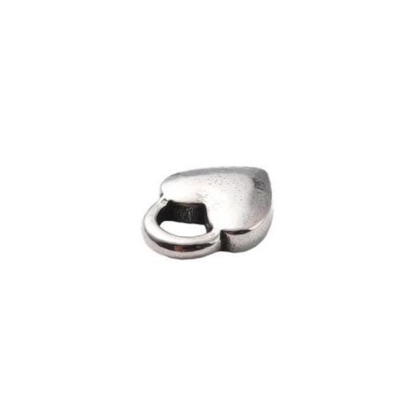 Tiny Heart Charm, 304 Solid Stainless Steel - SS097
