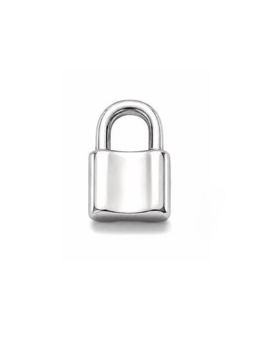 Small Padlock Charm, 304 Stainless Steel - SS099