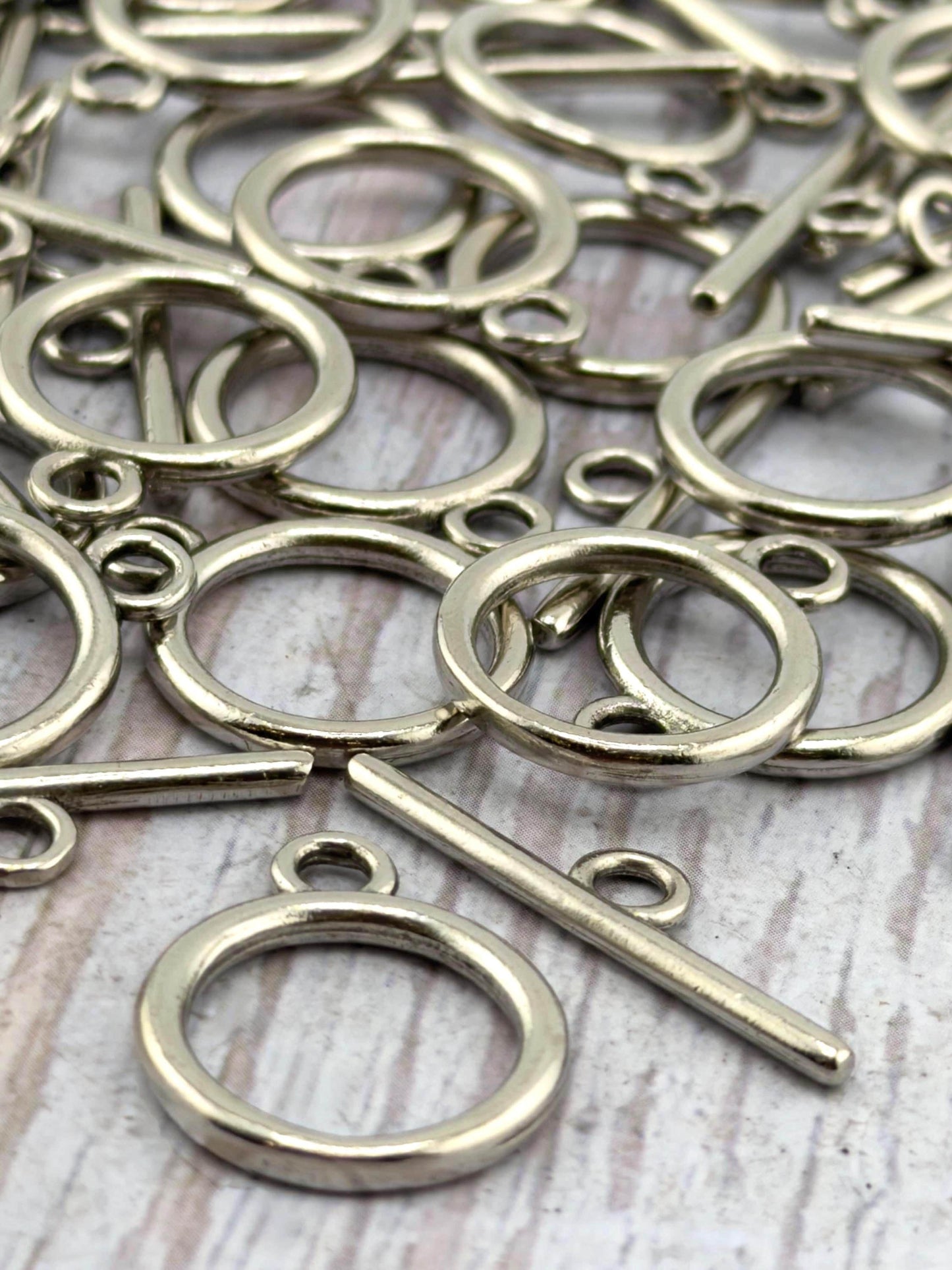 Classic Toggle Clasp, Antiqued Pewter - PT709