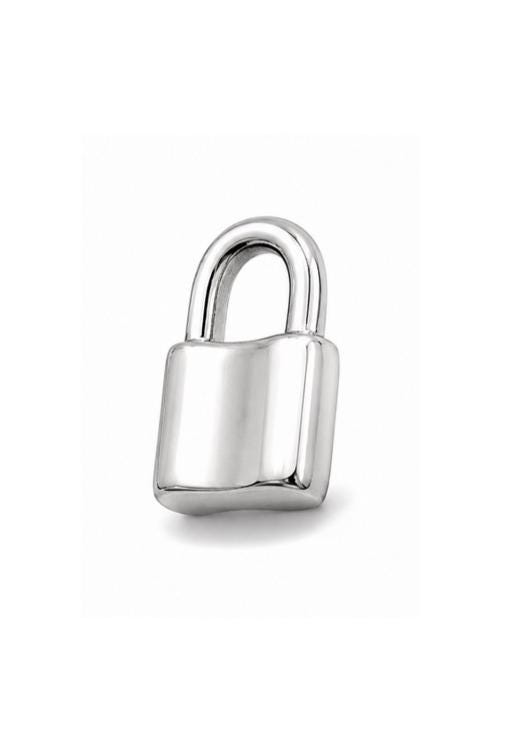 Small Padlock Charm, 304 Stainless Steel - SS099