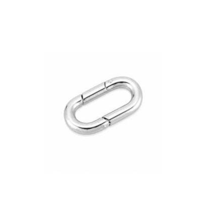 Small Oval Multi-use 316 Stainless Steel Spring Gate Ring Clasp - SS090
