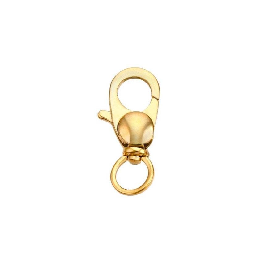 Large Swivel Lobster Claw Gold Clasps ,304 Stainless Steel - GS102
