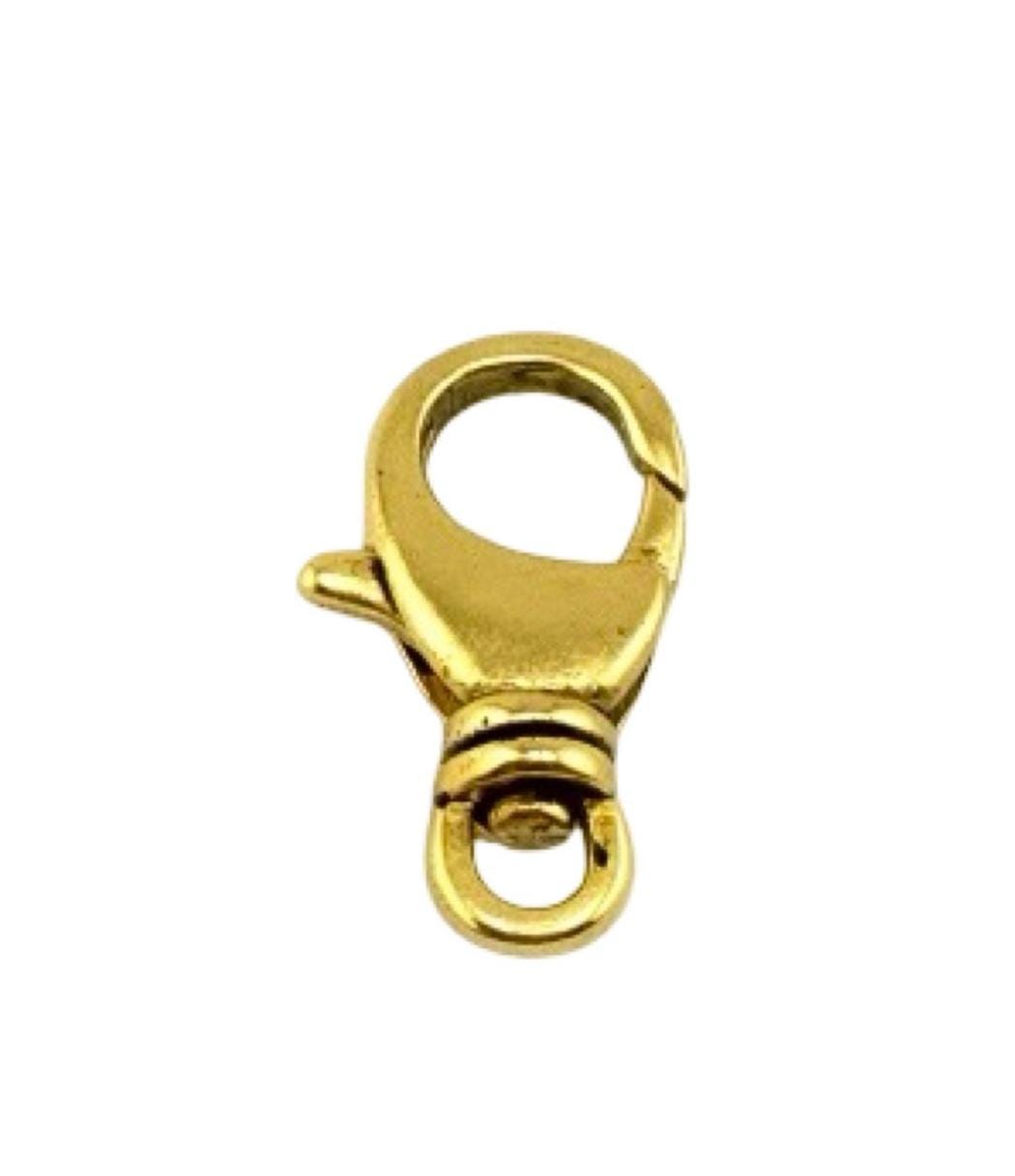Swivel Lobster Clasp, Antiqued Gold Plated - AG048