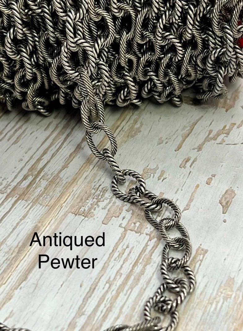Large Triple Cable Chain, Various Finishes