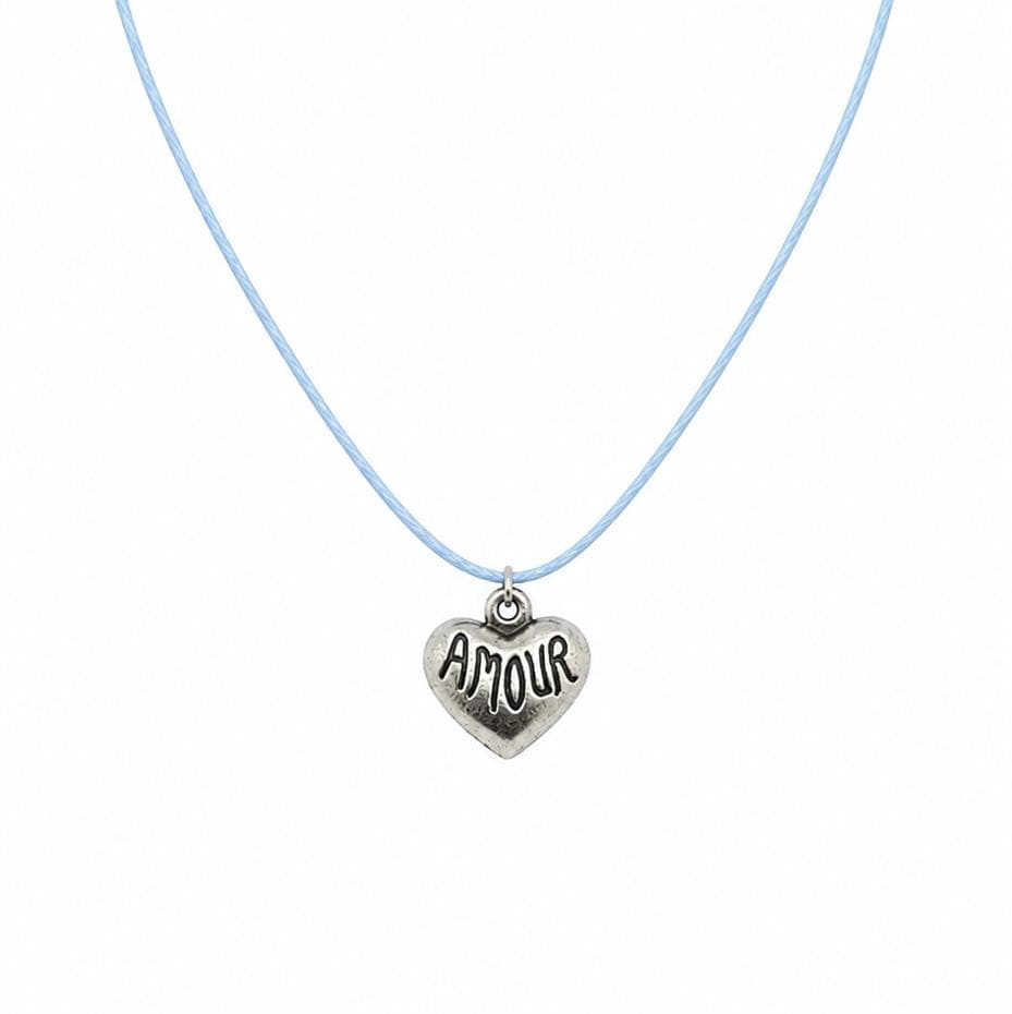 Amour Tiny Heart Charm, Antiqued Pewter - PT758