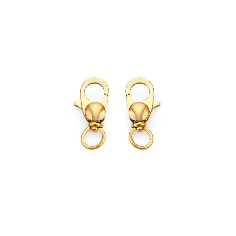 Large Swivel Lobster Claw Gold Clasps ,304 Stainless Steel - GS102