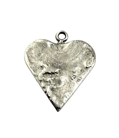 Old-World Boho Vintage Style Crown Pendant,  Antiqued Pewter - PT415