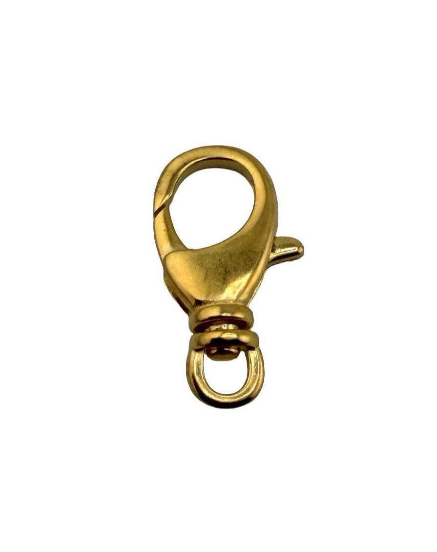 Swivel Lobster Clasp, Satin Gold Plated - ST228