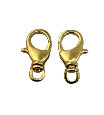 Swivel Lobster Clasp, Satin Gold Plated - ST228
