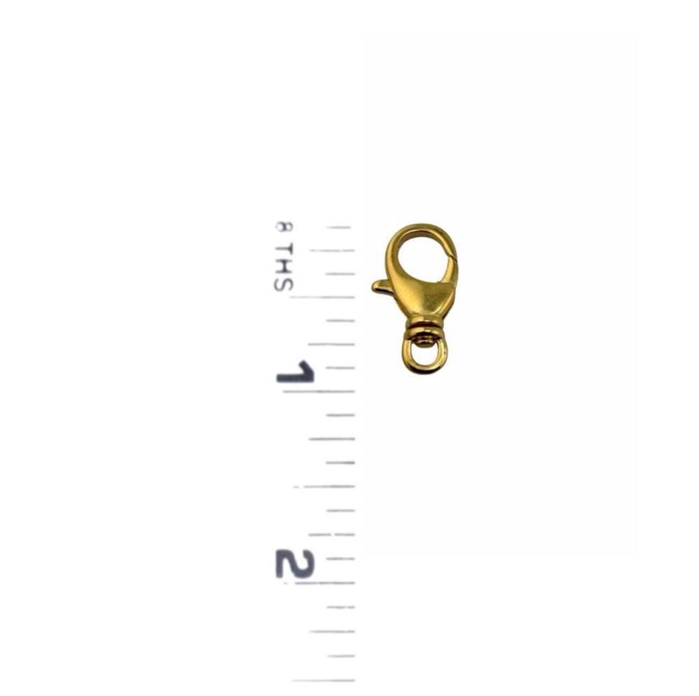 Swivel Lobster Clasp, Satin Gold Plated - ST228