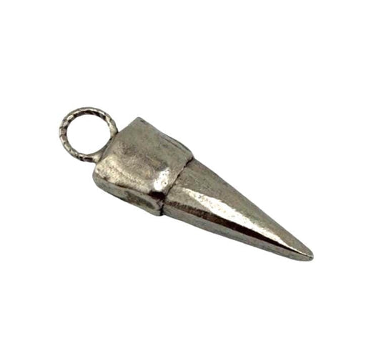 Boho Spike Charm, Antiqued Pewter - PT424