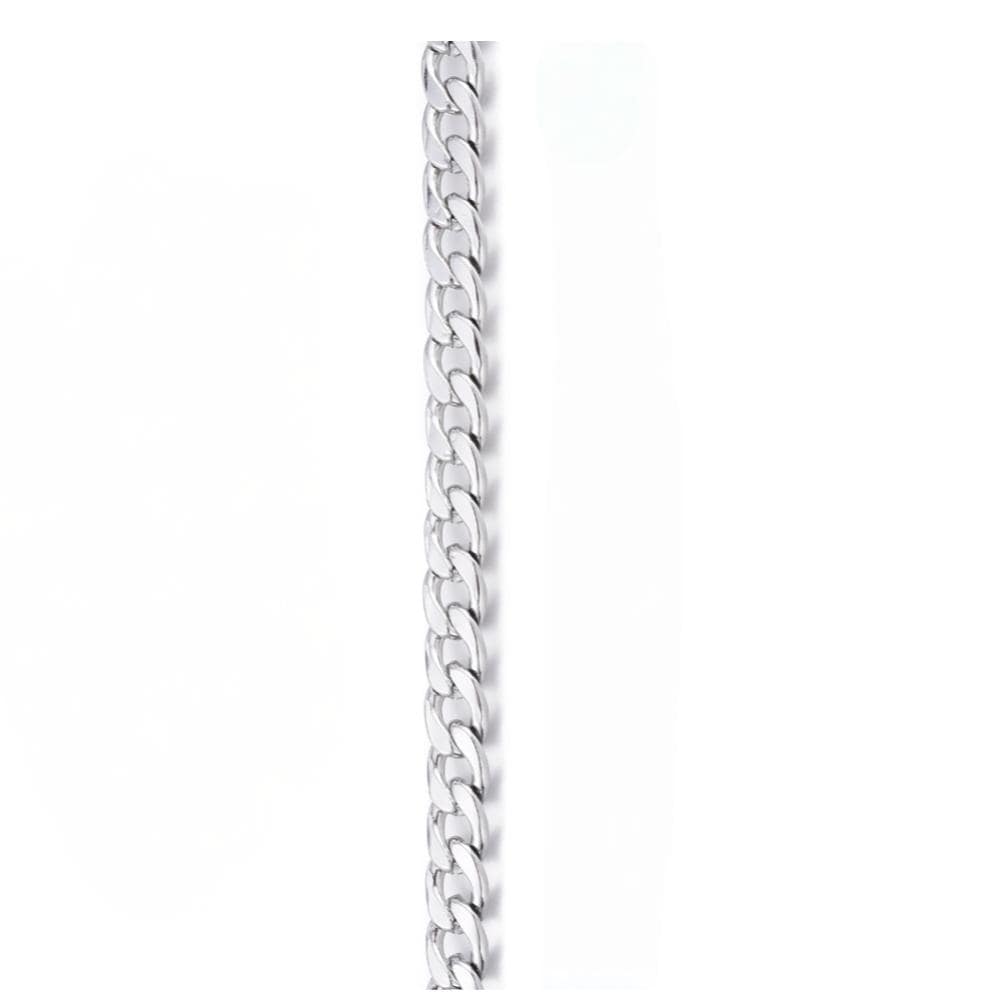 10x7mm Curb Chain, Stainless Steel