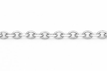 6x4.5mm Cable Chain, Stainless Steel