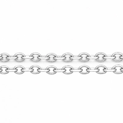 6x4.5mm Cable Chain, Stainless Steel