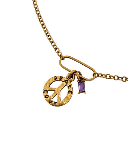 Connector Oval Ring Links, Antiqued Gold Plated - AG799