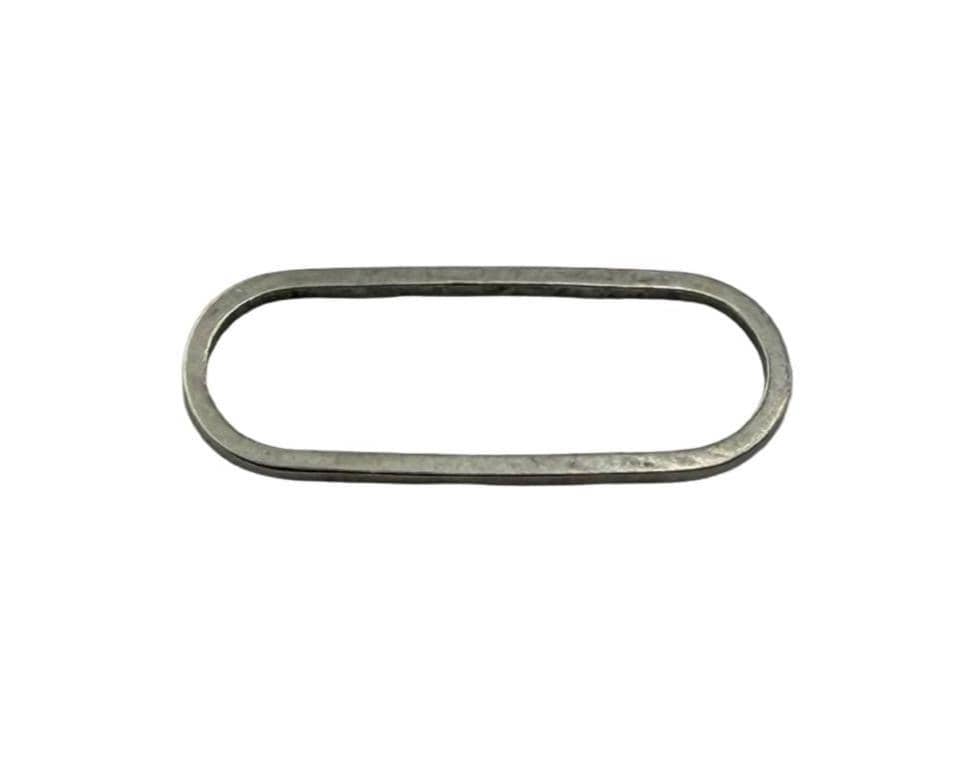 Connector Oval Ring Links, Antiqued Pewter Plated -  PT805