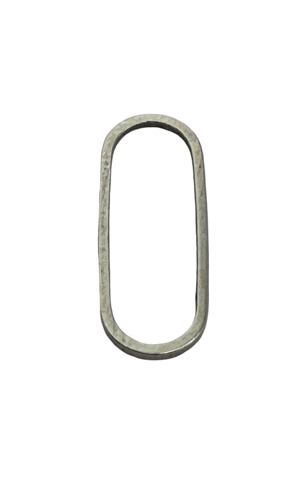 Connector Oval Ring Links, Antiqued Pewter Plated -  PT805