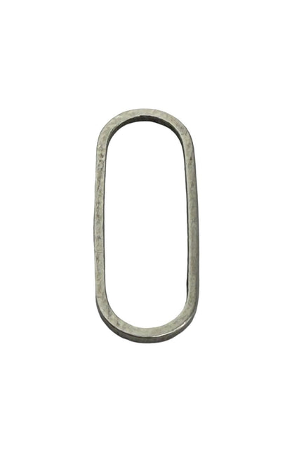 Connector Oval Ring Links, Antiqued Pewter Plated -  PT805