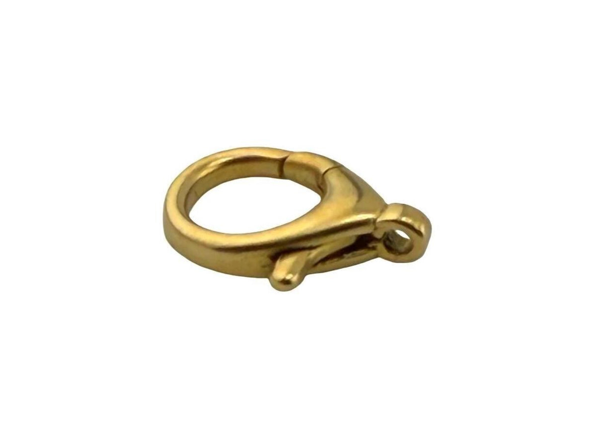 20mm Lobster Clasp, Antiqued 18k Gold Plated - AG051