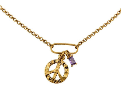 2 Pcs-Dainty Purple CZ Charm - AG143