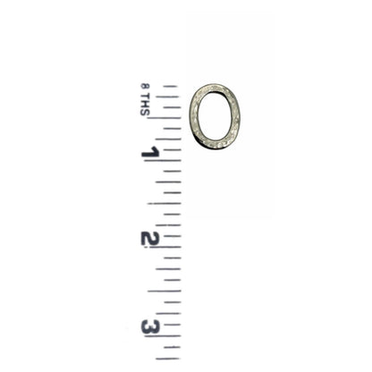 Hammered Ring Connector, Antiqued Pewter - PT428